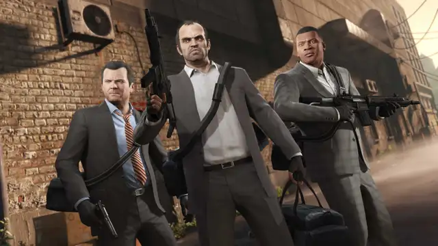 GTA V gameplay: the three-character sandbox reference image