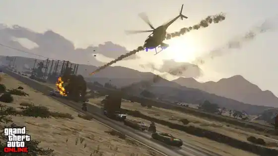 GTAOnline 011 Chopper Explosion