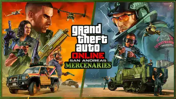 gtaonline san andreas mercenaries dlc artwork