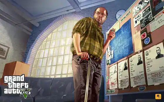 GTA V Artwork Lester