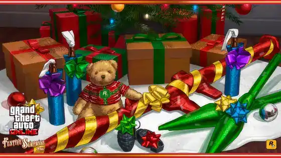 GTA V Artwork FestiveSurprise 2016