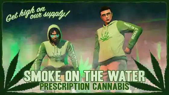 gtaonline artwork smokeonthewater