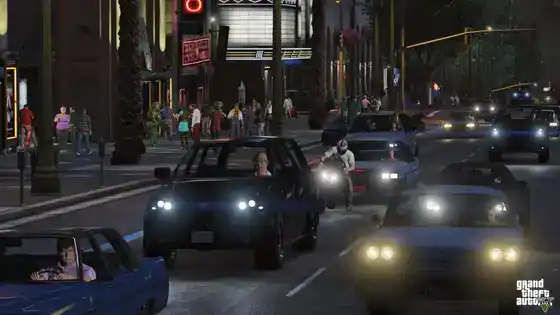 GTA5 NextGen 081 Traffic VinewoodBoulevard