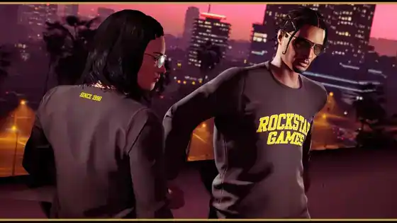 gtaonline mansionsdlc black rockstar varsity crewneck