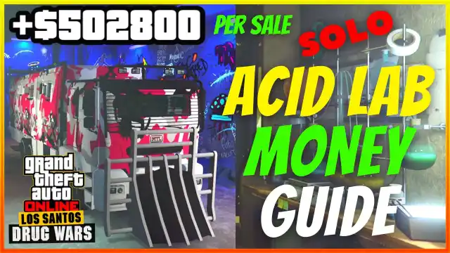 GTA 5 Online: New Acid Lab Business Money Making Guide - Grand Theft Auto V