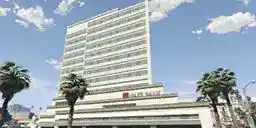 Maze Bank West Office & Garage — GTA Online reference imagery