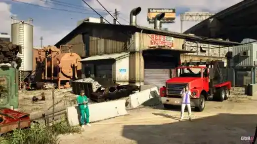 Salvage Yards — GTA Online reference imagery