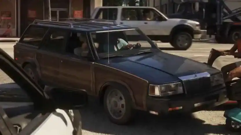 Chrysler LeBaron Town & Country design comparison image; not a GTA VI gameplay screenshot