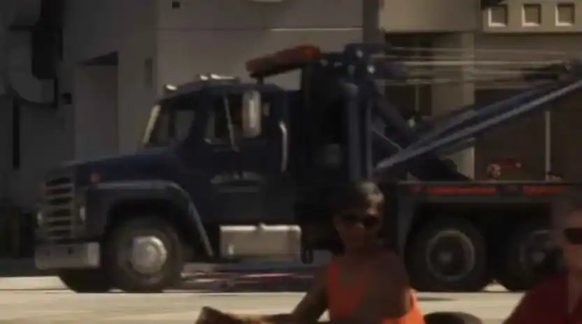 Tow Truck design comparison image; not a GTA VI gameplay screenshot