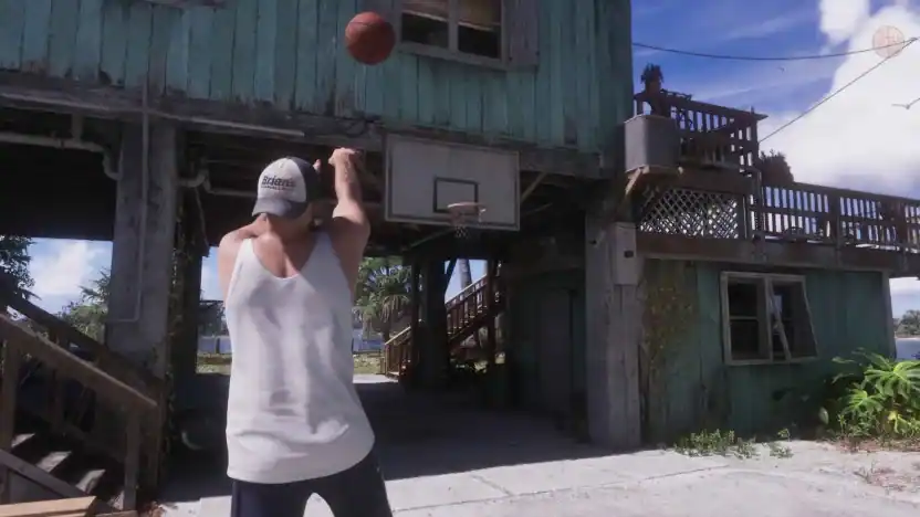 Basketball GTA VI scene
